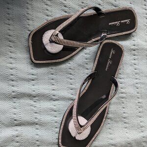 Lauren Lorraine Tampa Black Gel Sanda Size 6